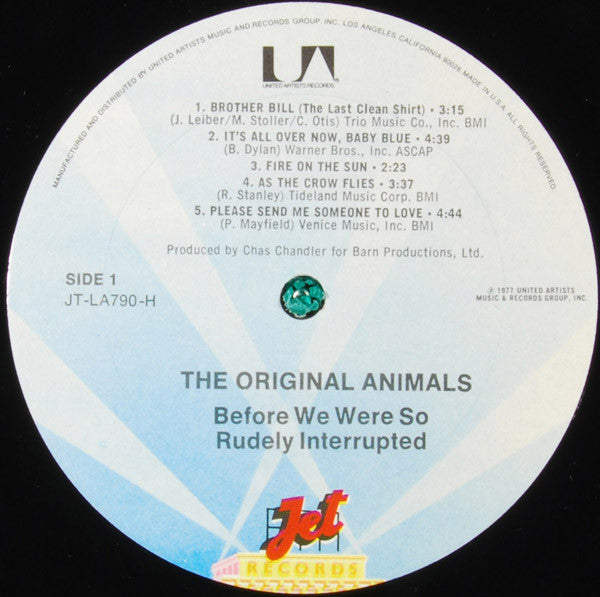 Buy The Animals : Before We Were So Rudely Interrupted (LP, Album
