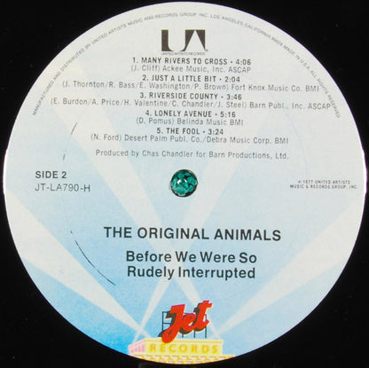 The Animals : Before We Were So Rudely Interrupted (LP, Album)