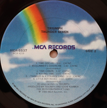 Triumph (2) : Thunder Seven (LP, Album, Club)