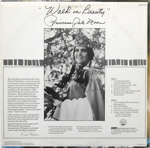 Princess Pale Moon : Walk In Beauty (LP, Album)