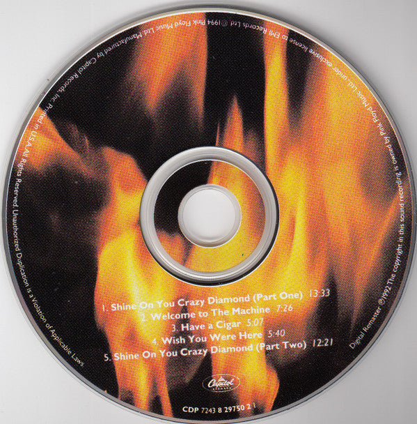 Pink Floyd : Wish You Were Here (CD, Album, RE, RM)