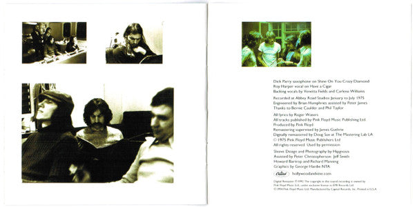 Pink Floyd : Wish You Were Here (CD, Album, RE, RM)