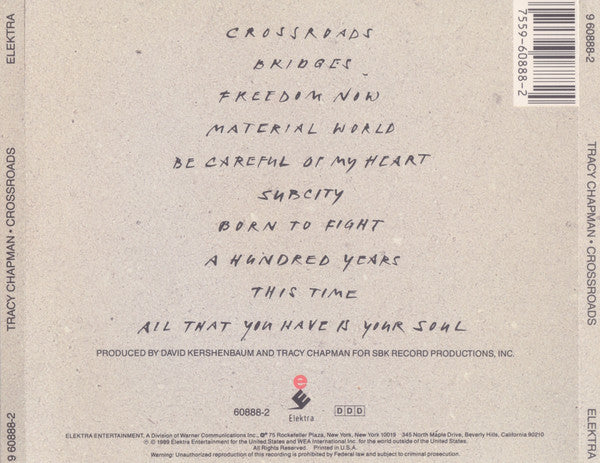 Buy Tracy Chapman : Crossroads (CD, Album) Online for a great