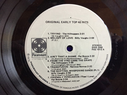 Various : Original Early Top 40 Hits (2xLP, Comp)
