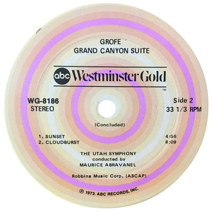 Maurice de Abravanel, Utah Symphony Orchestra / Ferde Grofé : The Grand Canyon Suite (LP, RE)