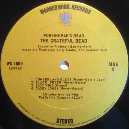 The Grateful Dead : Workingman's Dead (LP, Album, Ter)