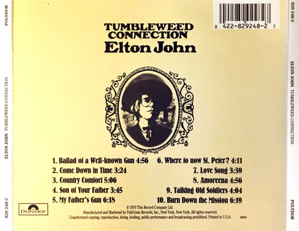 Elton John : Tumbleweed Connection (CD, Album)