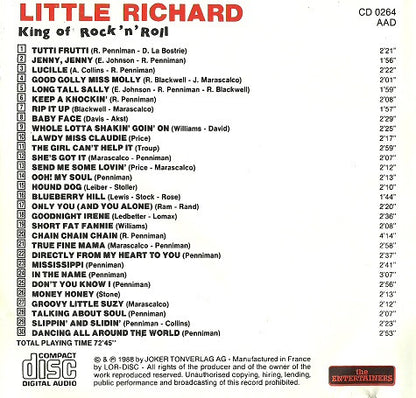 Little Richard : King Of Rock 'N' Roll - His 30 Greatest Hits  (CD, Comp)