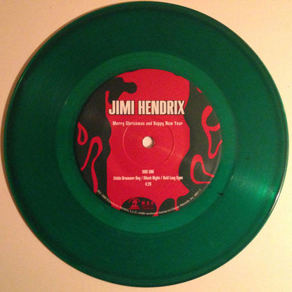 Jimi Hendrix : Merry Christmas And Happy New Year (7", Ltd, Gre)