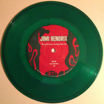 Jimi Hendrix : Merry Christmas And Happy New Year (7", Ltd, Gre)