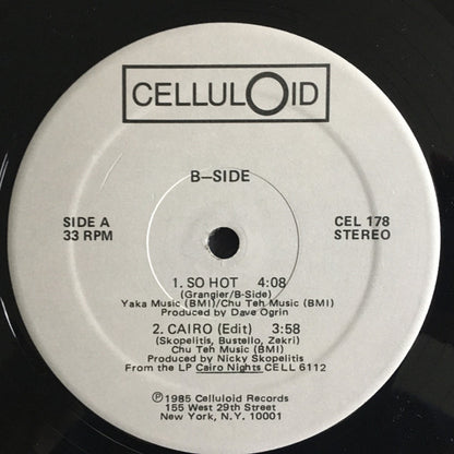 B-Side : So Hot / Cairo (12")