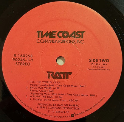 Ratt : Ratt (12", EP, Club, RCA)