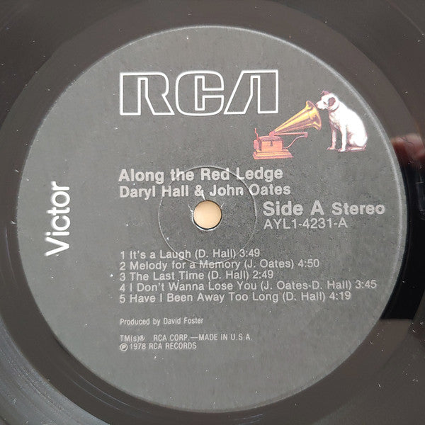 Daryl Hall & John Oates : Along The Red Ledge (LP, Album, RE)