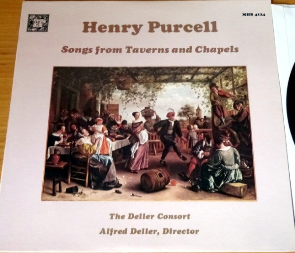 Deller Consort Directed By Alfred Deller : Henry Purcell: Songs From Taverns And Chapels (LP, RE)