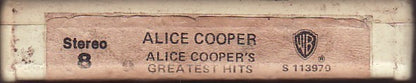 Alice Cooper : Alice Cooper's Greatest Hits (8-Trk, Comp, Club)
