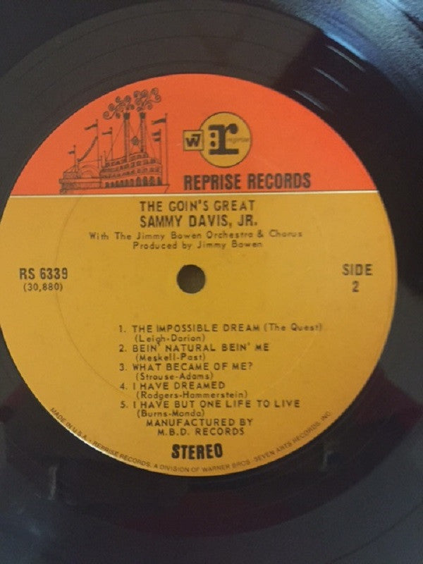 Sammy Davis Jr. : The Goin's Great (LP, Album)