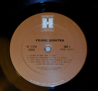 Frank Sinatra : Frank Sinatra (LP, Comp)