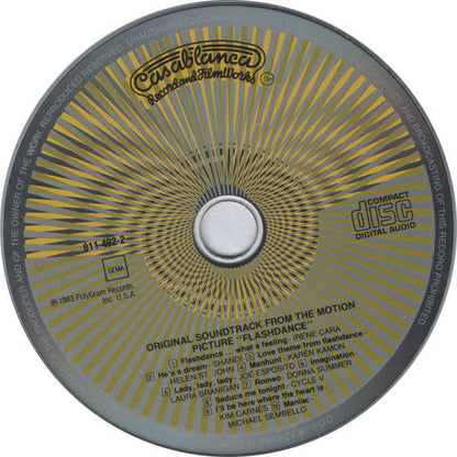 Various : Flashdance (Original Soundtrack From The Motion Picture) (CD, Album, RE)