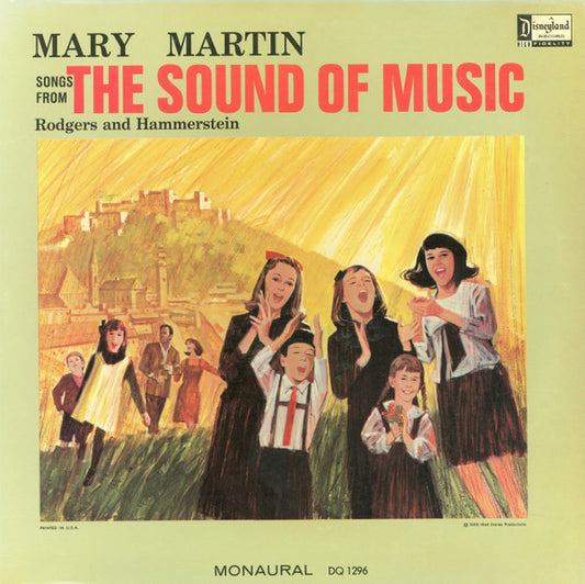 Mary Martin : Songs From The Sound Of Music (LP, Mono, RP)