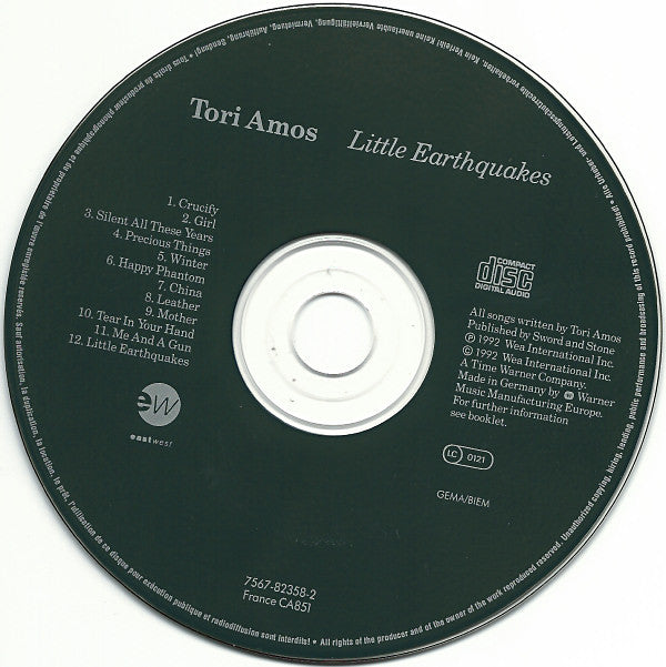 Tori Amos : Little Earthquakes (CD, Album)