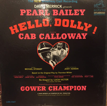 David Merrick (2) Presents Pearl Bailey : Hello, Dolly! - The New Broadway Cast Recording (LP, Mono)