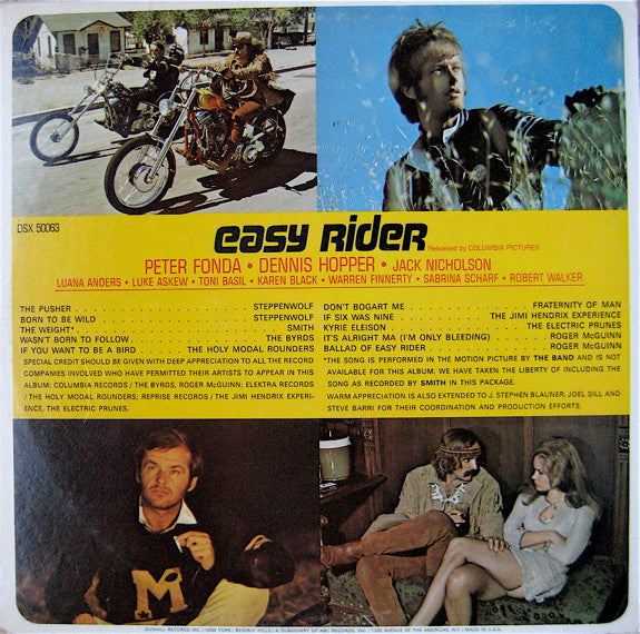 Buy Various : Easy Rider (Music From The Soundtrack) (LP, Album