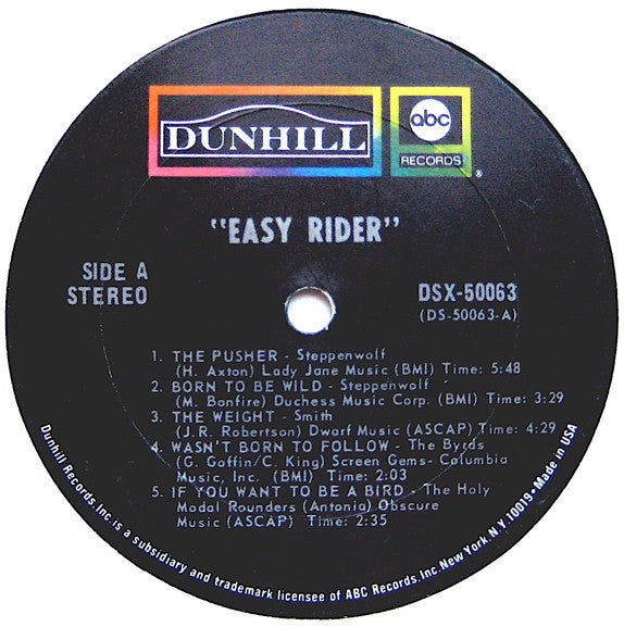 Buy Various : Easy Rider (Music From The Soundtrack) (LP, Album