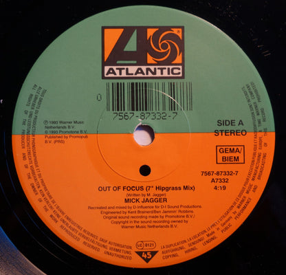 Mick Jagger : Out Of Focus (7")