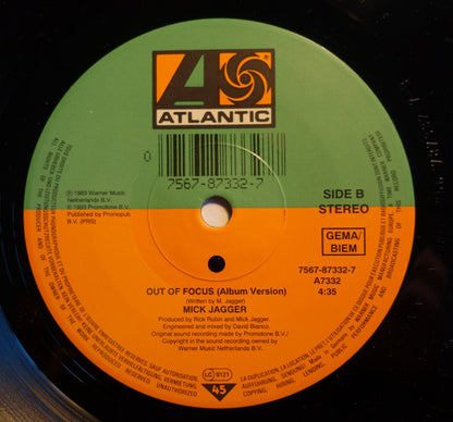 Mick Jagger : Out Of Focus (7")