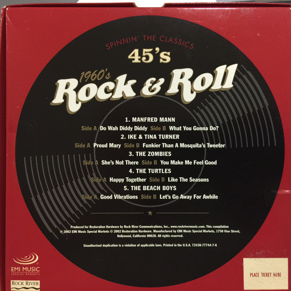 Various : 1960's Rock & Roll (5x7", Comp)