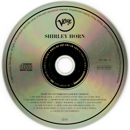 Shirley Horn : Light Out Of Darkness (A Tribute To Ray Charles) (CD, Album)