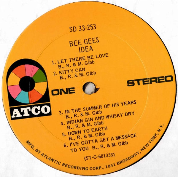 Bee Gees : Idea (LP, Album, RP, Pit)