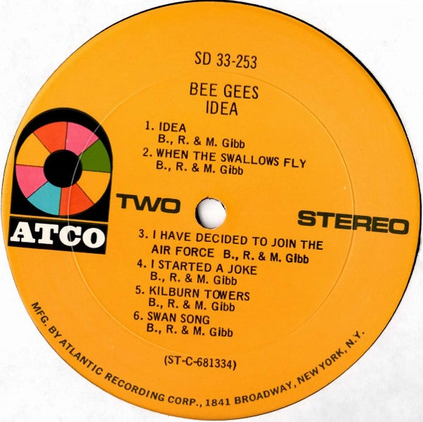 Bee Gees : Idea (LP, Album, RP, Pit)