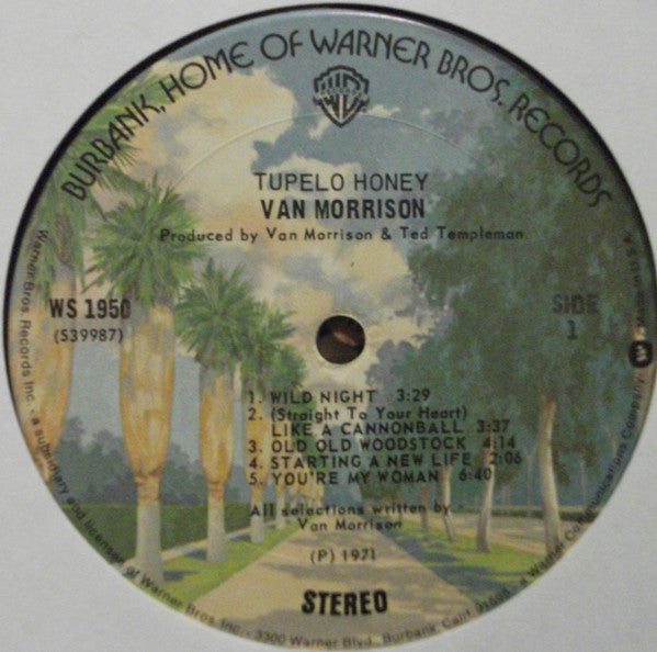 Van Morrison : Tupelo Honey (LP, Album, RE, Ter)