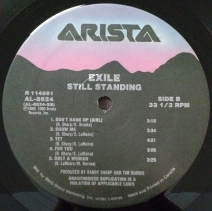 Exile (7) : Still Standing (LP, Album, Club, Ltd)