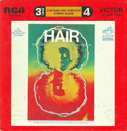 Various : Hair - The American Tribal Love-Rock Musical (The Original Broadway Cast Recording) (Reel, 4tr Stereo, Album)