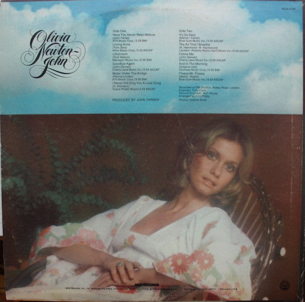Olivia Newton-John : Have You Never Been Mellow (LP, Album, Glo)