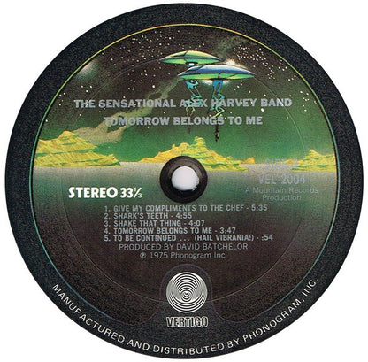 The Sensational Alex Harvey Band : Tomorrow Belongs To Me (LP, Album, Pit)