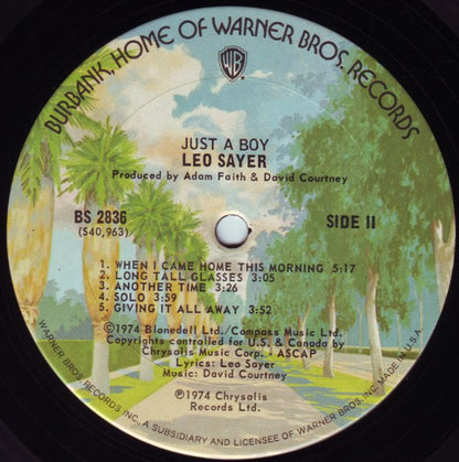 Leo Sayer : Just A Boy (LP, Album, San)