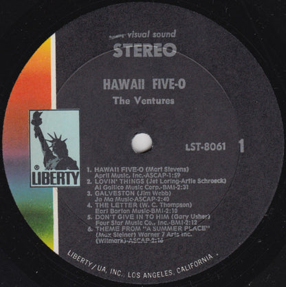 The Ventures : Hawaii Five-O (LP, Album, RP, All)