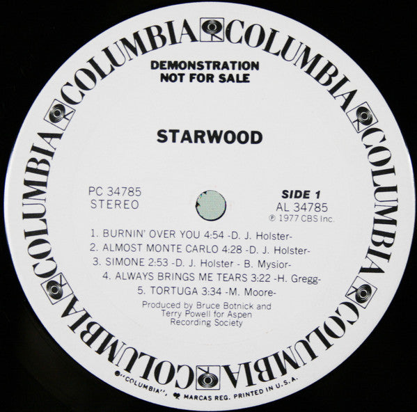 Starwood : Starwood (LP, Album, Promo)