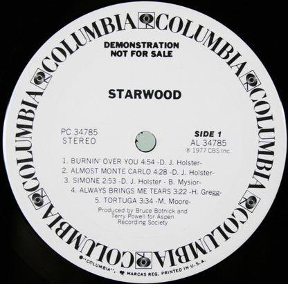 Starwood : Starwood (LP, Album, Promo)