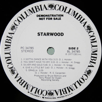 Starwood : Starwood (LP, Album, Promo)