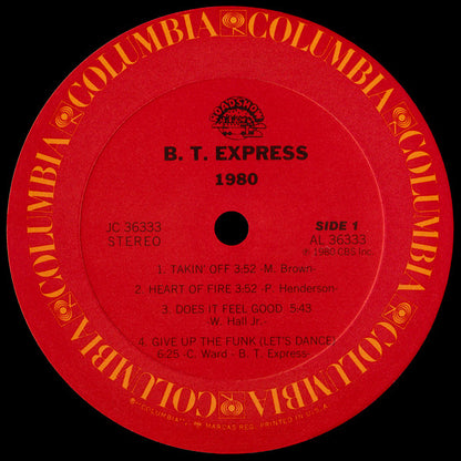 B.T. Express : 1980 (LP, Album, Ter)