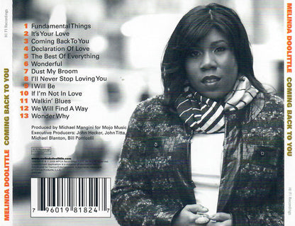 Melinda Doolittle : Coming Back To You (CD, Album)