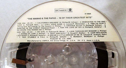 The Mamas & The Papas : 16 Of Their Greatest Hits (Reel, 4tr Stereo, Comp)