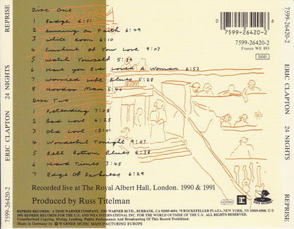 Eric Clapton : 24 Nights (2xCD, Album, WMM)