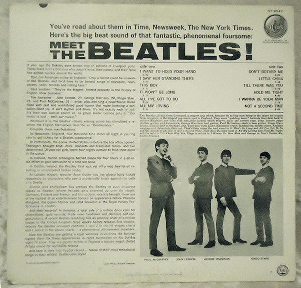 The Beatles : Meet The Beatles! (LP, Album, RE)