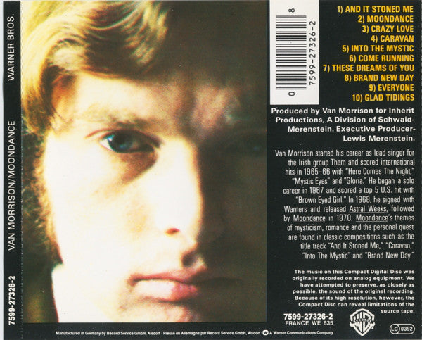 Buy Van Morrison : Moondance (CD, Album, RE, RP) Online for a