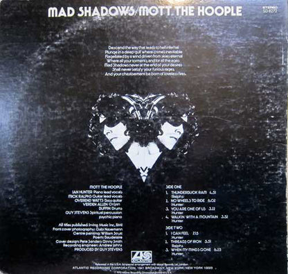 Mott The Hoople : Mad Shadows (LP, Album, MO )